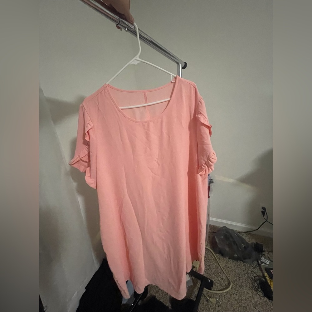 Curvy baby pink dress